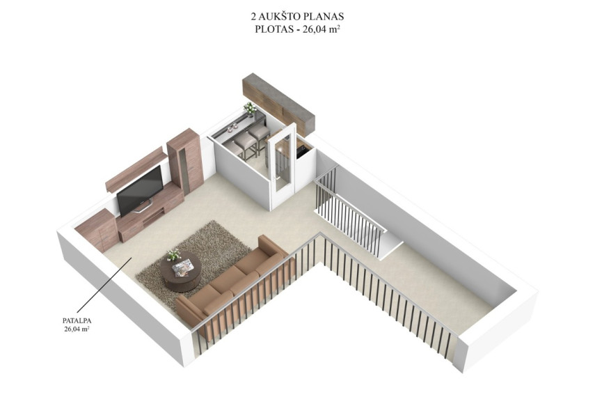 Parduodamos paslaugų, prekybos patalpos Vilniaus m. sav., Vilniaus m., Senamiestis, Totorių g.15, 62.79 m2 ploto 8