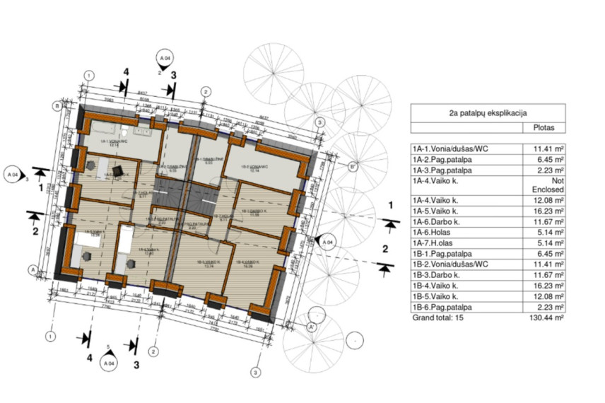 Parduodamas namas Riešutynės g., Vilniaus m., Vilniaus m. sav., 136.5 m2 ploto, 2 aukštai 6