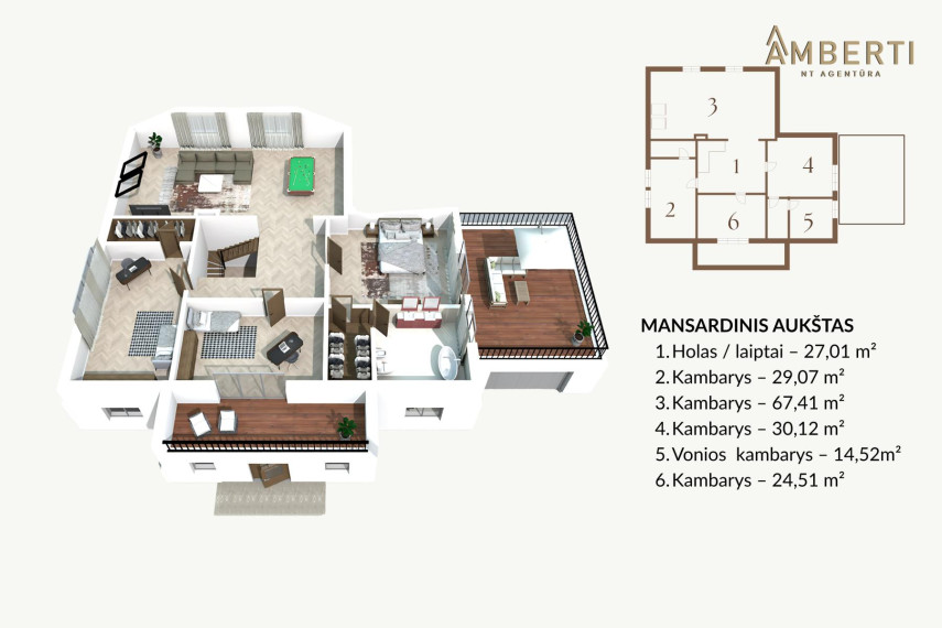 Parduodamas namas Paupio g., Plikių mstl., Klaipėdos r. sav., 472.82 m² ploto 7 kambariai 19