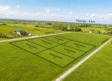Parduodamas sklypas Kopų g., Kiauleikių k., Kretingos r. sav., 15.00 a ploto Parduodamas sklypas Kopų g., Kiauleikių k., Kretingos r. sav., 15.00 a ploto