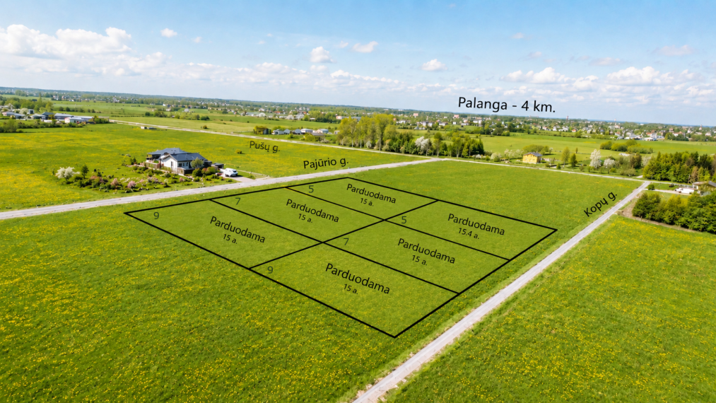 Parduodamas sklypas Kopų g., Kiauleikių k., Kretingos r. sav., 15.00 a ploto 1