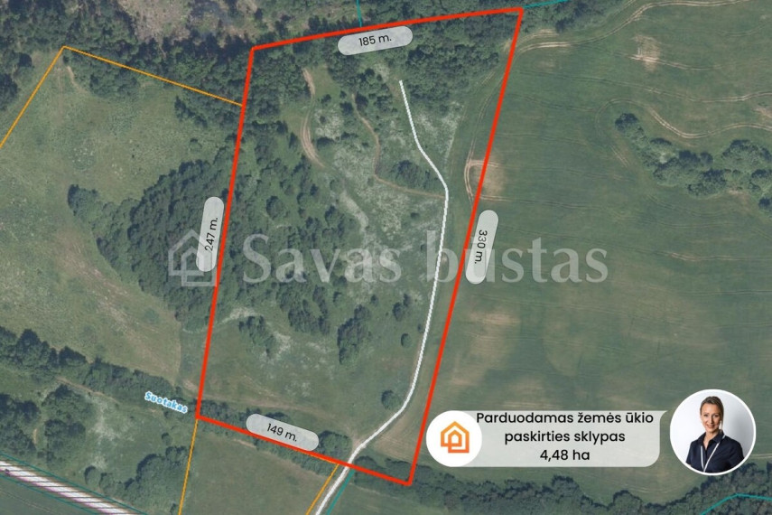 Parduodamas  sklypas Vindžiuliškių k., Kaišiadorių r. sav., 448 a ploto 1