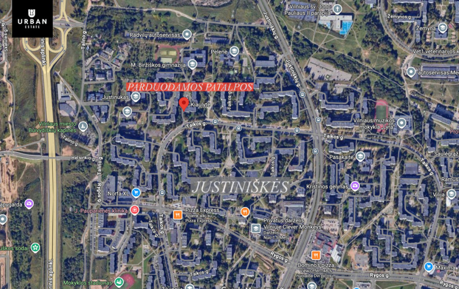Parduodamos patalpos Taikos g., Justiniškėse, Vilniuje, 55 kv.m ploto 18