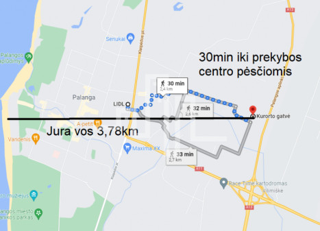 Parduodamas žemės ūkio paskirties sklypas Kurorto g., Palangos m., Palangos m. sav., 5 a ploto Parduodamas žemės ūkio paskirties sklypas Kurorto g., Palangos m., Palangos m. sav., 5 a ploto