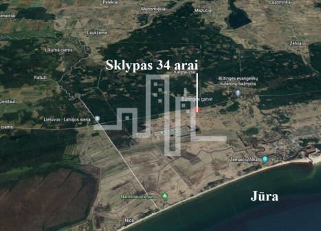 Parduodamas sklypas Būtingės g., Šventoji, Palangos m., Palangos m. sav., 34 a ploto Parduodamas sklypas Būtingės g., Šventoji, Palangos m., Palangos m. sav., 34 a ploto