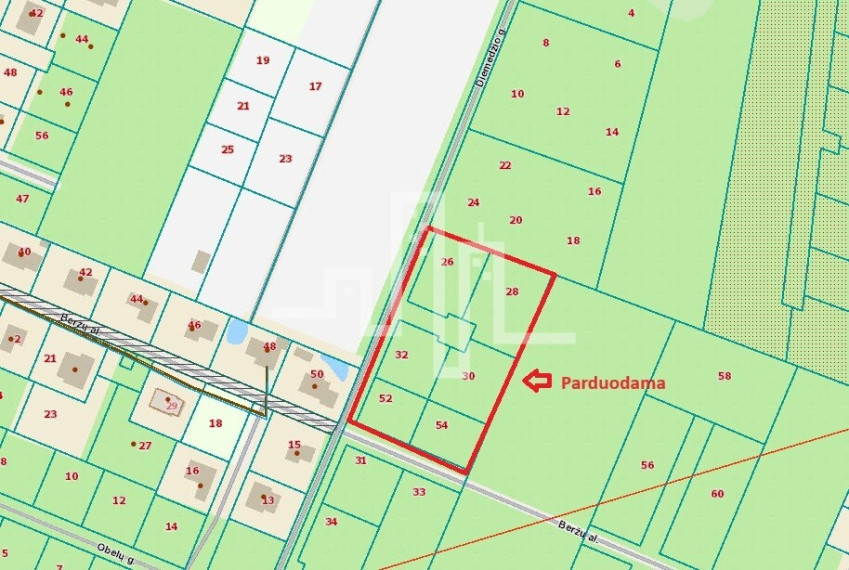 Parduodamas  sklypas Laukų g., Dupulčių k., Kretingos r. sav., 10 a ploto 1