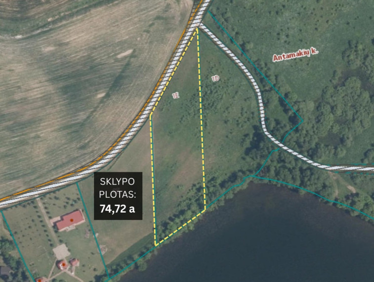 Parduodamas kitos paskirties sklypas Antamakių k., Molėtų r. sav., 74.73 a ploto 23