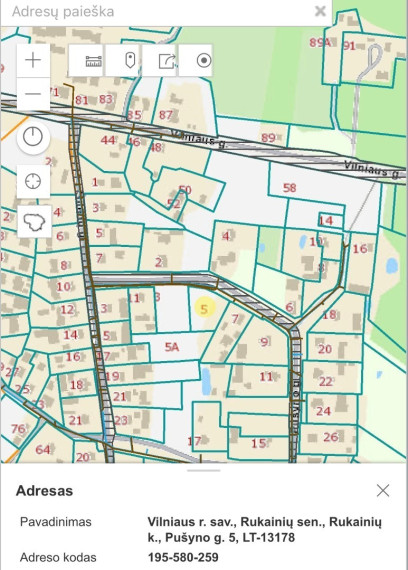 Parduodamas kitos paskirties sklypas Pušyno g., Rukainių k., Vilniaus r. sav., 22 a ploto 22
