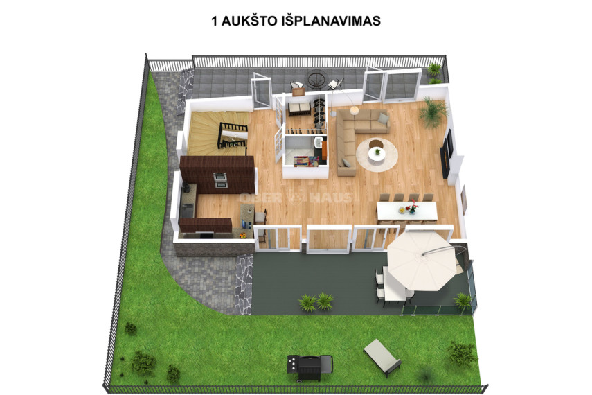 Parduodamas namas Bebrų g., Žvėrynas, Vilniaus m., Vilniaus m. sav., 208.74 m2 ploto, 2 aukštai 22