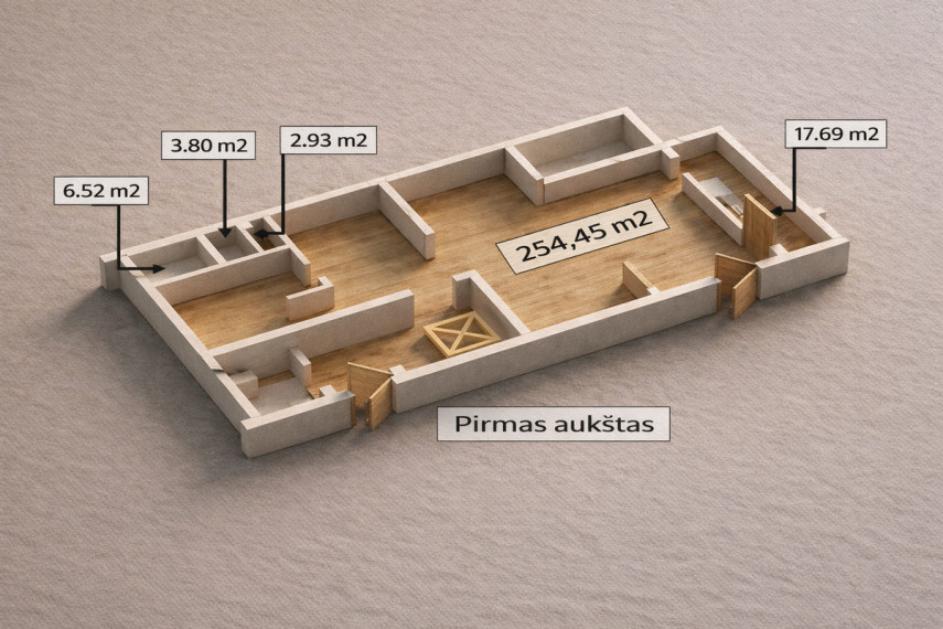 Parduodamos gamybinės patalpos Kirtimų g., Paneriai, Vilniaus m., Vilniaus m. sav., 1368 m2 ploto 12