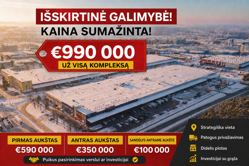 Parduodamos gamybinės patalpos Kirtimų g., Paneriai, Vilniaus m., Vilniaus m. sav., 1368 m2 ploto 15