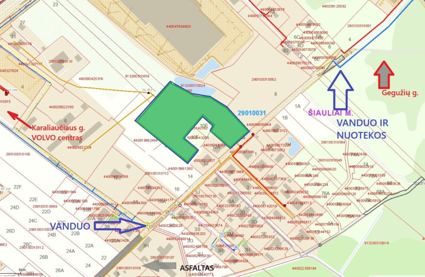 Parduodamas sklypas Mažosios Lietuvos g., Lieporiai, Šiaulių m., Šiaulių m. sav., 108.00 a ploto 1