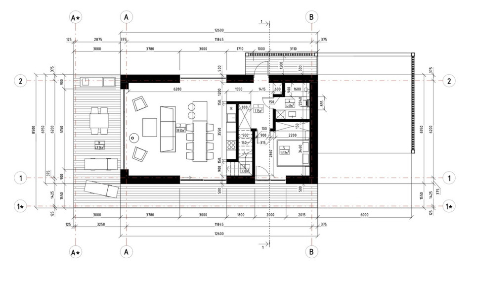 Parduodamas namas Pušyno g., Vilkiškių k., Molėtų r. sav., 80 m2 ploto, 2 aukštai 30