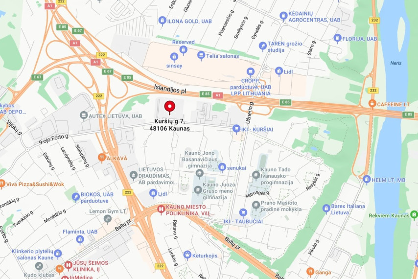 Parduodamos administracinės, kitos paskirties, paslaugų, prekybos, sandėliavimo patalpos Kuršių g., Kauno m., Kauno m. sav., 22.3 m2 ploto 12