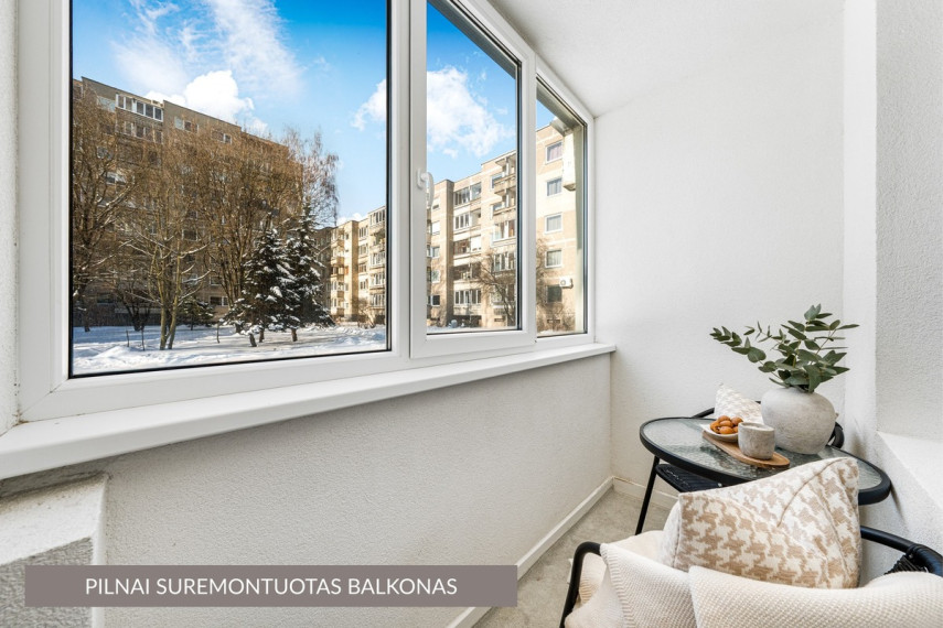 Parduodamas butas Justiniškių g., Vilniaus m., Vilniaus m. sav., 32.03 m2 ploto, 2 kambariai 12