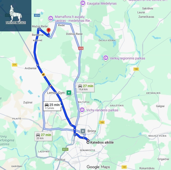 Parduodamas  sklypas Žalumos g., Lindiniškių k., Vilniaus r. sav., 12.35 a ploto 7