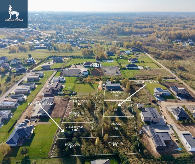 Parduodamas  sklypas Žalumos g., Lindiniškių k., Vilniaus r. sav., 12.35 a ploto 1