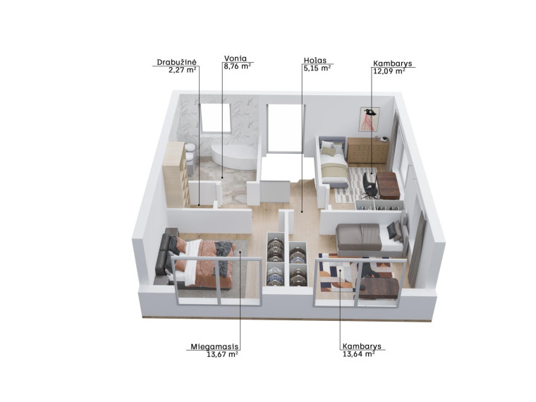 Parduodamas namas Nadruvos g., Lieporiai, Šiaulių m., Šiaulių m. sav., 145.31 m² ploto 4 kambariai 4