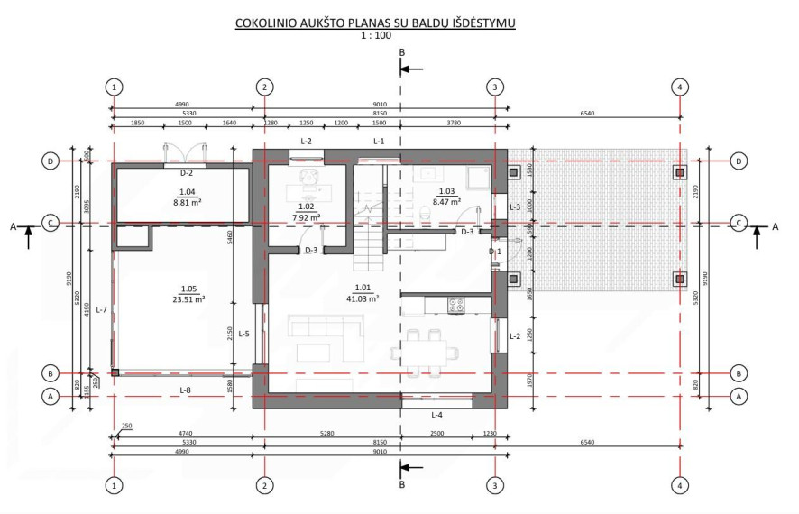 Parduodamas namas Nadruvos g., Lieporiai, Šiaulių m., Šiaulių m. sav., 145.31 m² ploto 4 kambariai 5