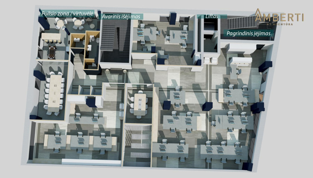 Nuomojamos patalpos Naujoji Uosto g., Centras, Klaipėdos m., Klaipėdos m. sav., 383.72 m² ploto 24