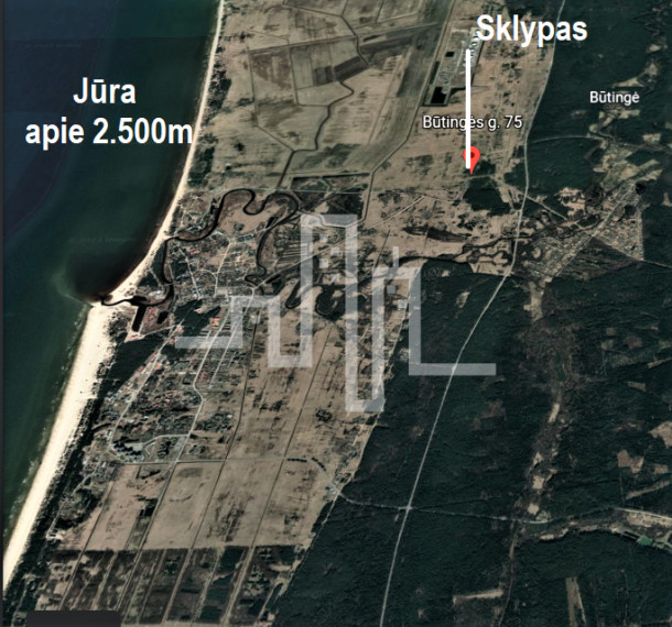 Parduodamas žemės ūkio paskirties sklypas Būtingės g., Šventoji, Palangos m., Palangos m. sav., 2037 a ploto 1