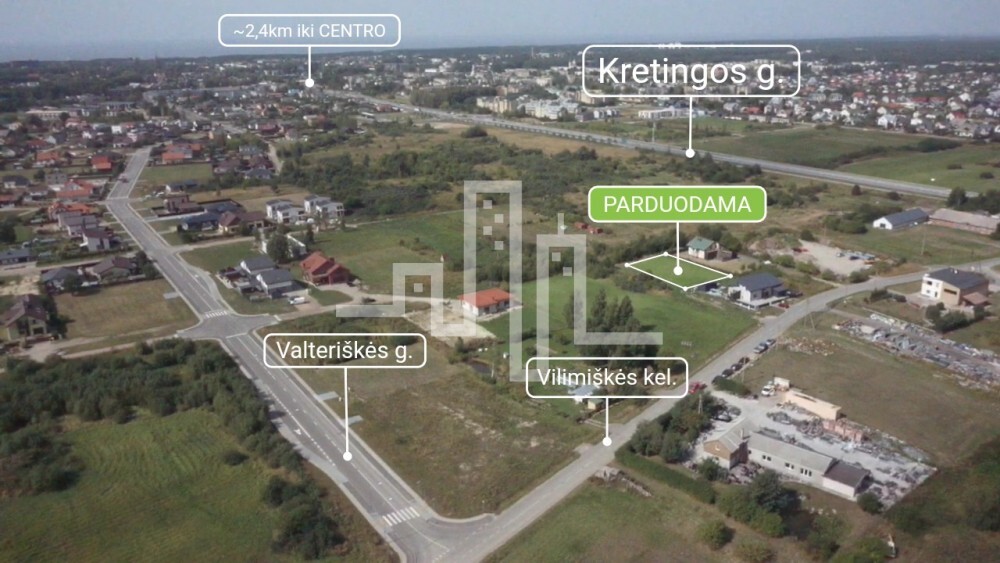 Parduodamas daugiaaukštės gyvenamosios paskirties sklypas Ilgoji g., Vilimiškės, Palangos m., Palangos m. sav., 10 a ploto 1