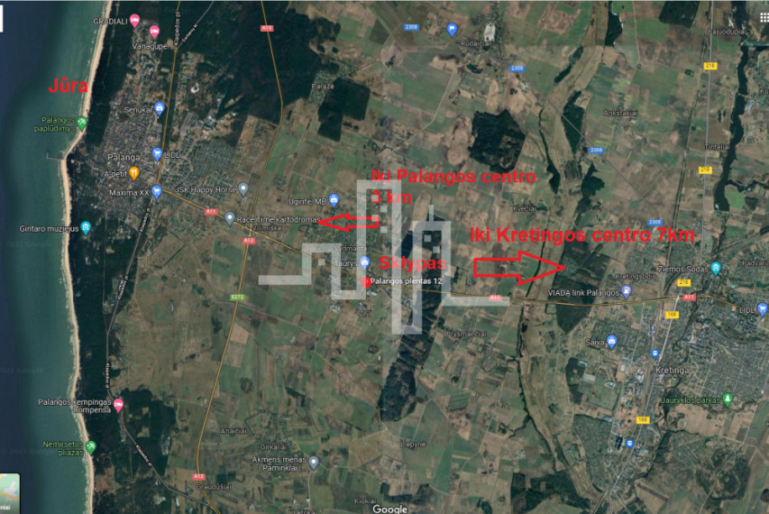 Parduodamas komercinės paskirties sklypas Palangos pl., Vydmantų k., Kretingos r. sav., 69 a ploto 8