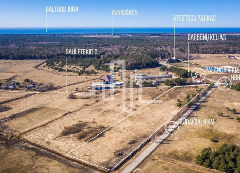 Parduodamas žemės ūkio paskirties sklypas Saulėtekio g., Užpelkių k., Kretingos r. sav., 332 a ploto