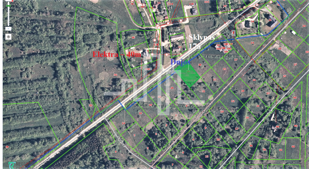Parduodamas daugiaaukštės gyvenamosios paskirties sklypas Pašventupio kelias, Šventoji, Palangos m., Palangos m. sav., 17 a ploto 3
