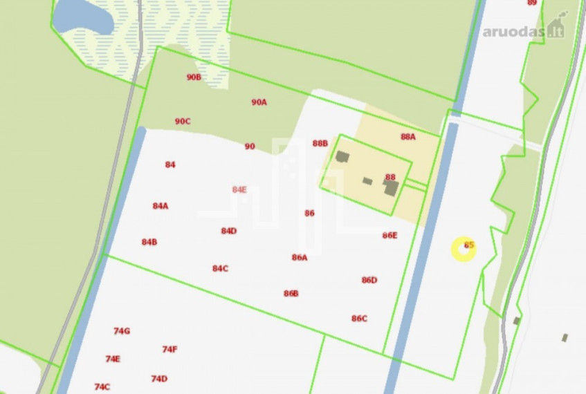 Parduodamas žemės ūkio paskirties sklypas Paliepgirių kelias, Kunigiškės, Palangos m., Palangos m. sav., 100 a ploto 1