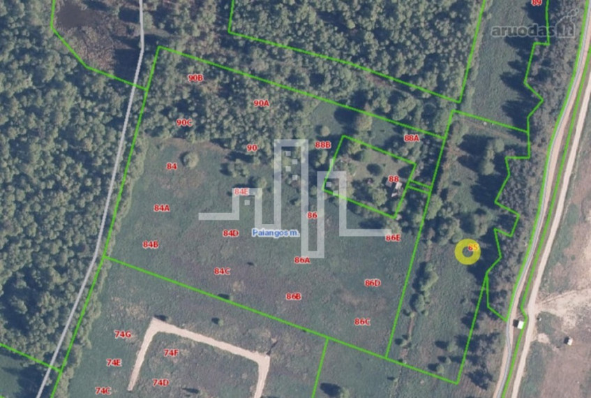 Parduodamas žemės ūkio paskirties sklypas Paliepgirių kelias, Kunigiškės, Palangos m., Palangos m. sav., 100 a ploto 3