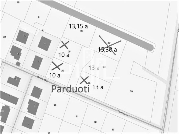 Parduodamas daugiaaukštės gyvenamosios paskirties sklypas Guobų aklg., Kretingos m., Kretingos r. sav., 13 a ploto 2