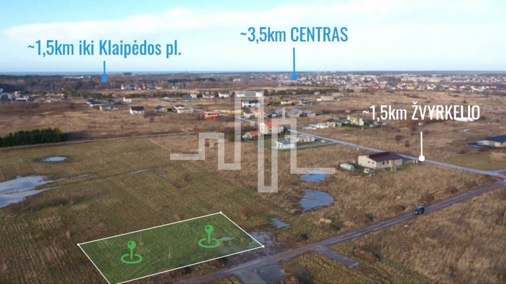 Parduodamas daugiaaukštės gyvenamosios paskirties sklypas Nemirsetos g., Vilimiškės, Palangos m., Palangos m. sav., 10 a ploto 1