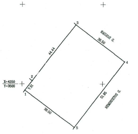 Parduodamas daugiaaukštės gyvenamosios paskirties sklypas Nemirsetos g., Vilimiškės, Palangos m., Palangos m. sav., 10 a ploto 9