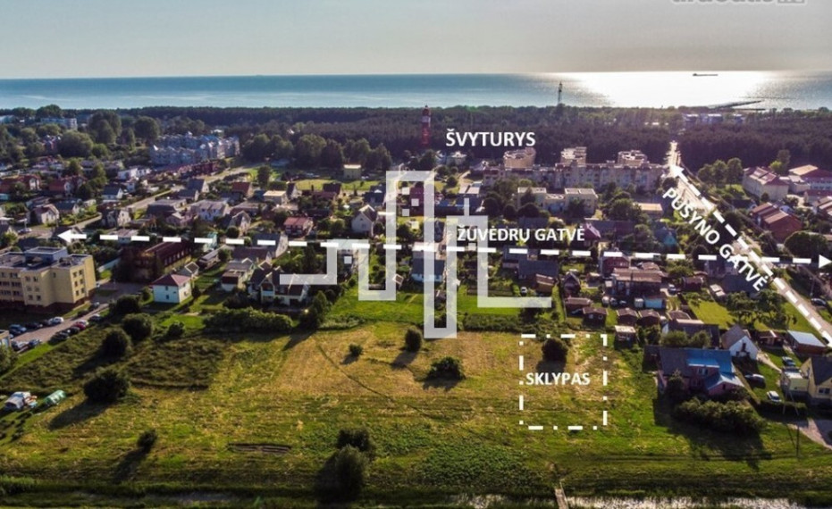 Parduodamas daugiaaukštės gyvenamosios paskirties sklypas Lieknų g., Šventoji, Palangos m., Palangos m. sav., 14 a ploto 1