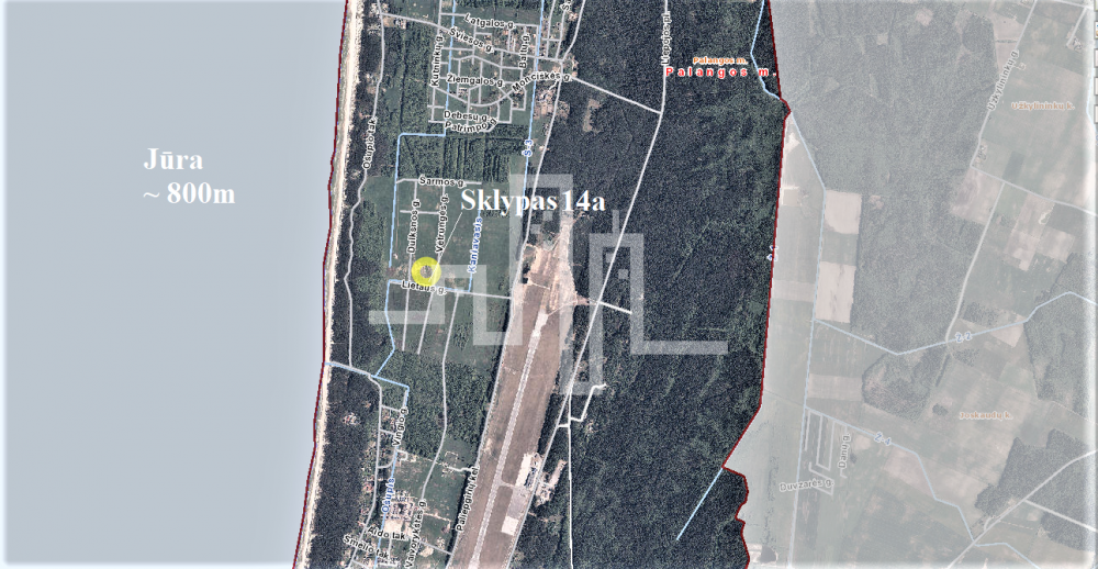 Parduodamas daugiaaukštės gyvenamosios paskirties sklypas Dulksnos g., Kunigiškės, Palangos m., Palangos m. sav., 16 a ploto 1