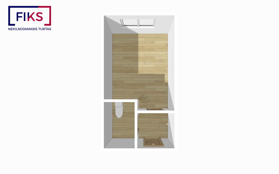 Parduodamas butas P. Lukšio g., Kėdainių m., Kėdainių r. sav., 12.39 m² ploto 1 kambarys 2