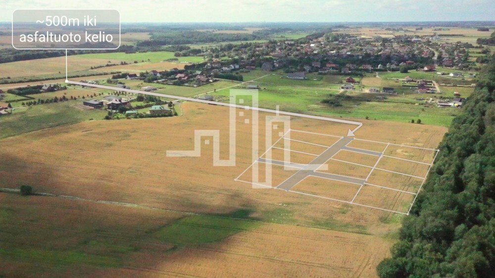 Parduodamas  sklypas Vasaros g., Kretingalės mstl., Klaipėdos r. sav., 17 a ploto 8