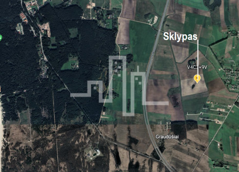 Parduodamas daugiaaukštės gyvenamosios paskirties sklypas Girkalių k., Klaipėdos r. sav., 250 a ploto