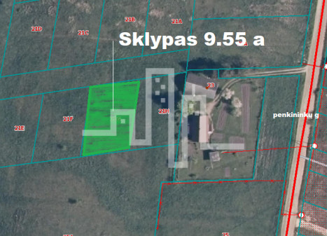 Parduodamas daugiaaukštės gyvenamosios paskirties sklypas Penkininkų g., Kretingos m., Kretingos r. sav., 9 a ploto