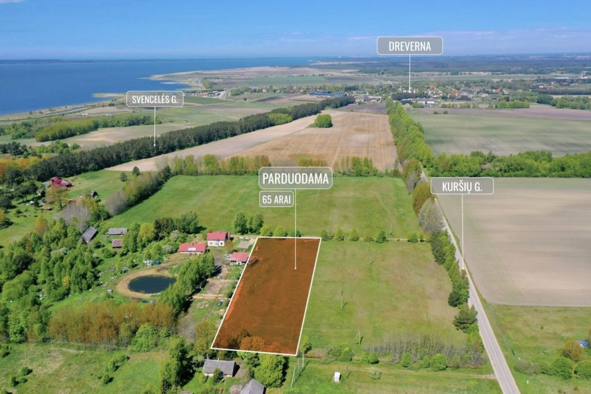 Parduodamas  sklypas Svencelės k., Klaipėdos r. sav., 65 a ploto 1