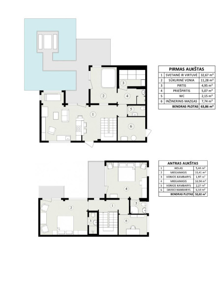 Parduodamas namas Juodvarnių Sodų 17-oji g., Dvarčionys, Vilniaus m., Vilniaus m. sav., 116.48 m² ploto 4 kambariai 34