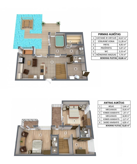 Parduodamas namas Juodvarnių Sodų 17-oji g., Dvarčionys, Vilniaus m., Vilniaus m. sav., 116.48 m² ploto 4 kambariai 35