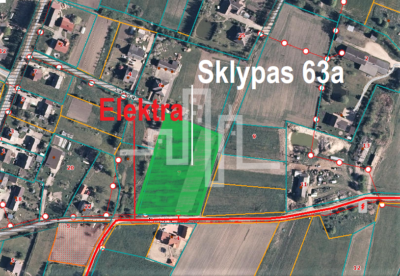 Parduodamas daugiaaukštės gyvenamosios paskirties sklypas Naujoji g., Dupulčių k., Kretingos r. sav., 63 a ploto 2