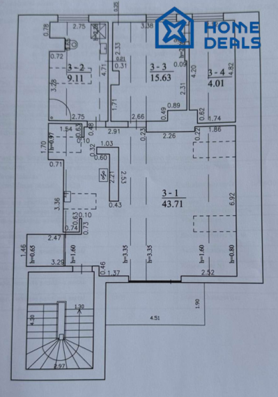 Parduodamas butas Šerkšno g., Lazdynėliai, Vilniaus m., Vilniaus m. sav., 72.46 m² ploto 2 kambariai 39