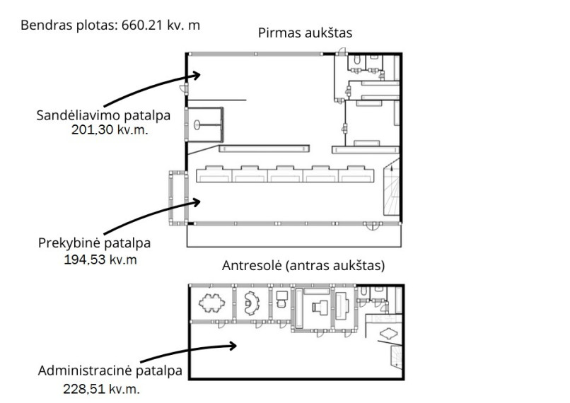 Nuomojamos administracinės, sandėliavimo patalpos Savanorių pr., Kauno m., Kauno m. sav., 300 m2 ploto 16