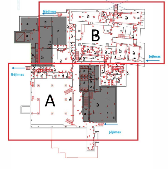 Nuomojamos paslaugų, prekybos, sandėliavimo patalpos Vokiečių g., Vilniaus m., Vilniaus m. sav., 1218.41 m2 ploto 31