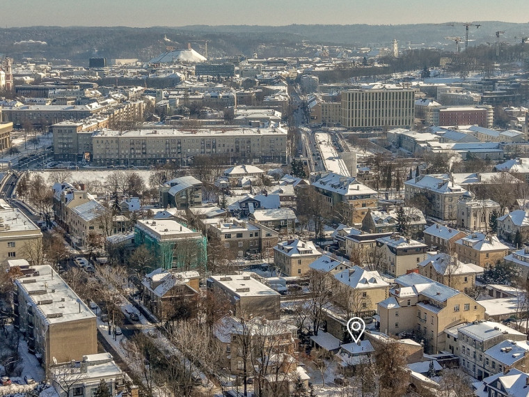 Parduodamas namas A. Mickevičiaus g., Žvėrynas, Vilniaus m., Vilniaus m. sav., 66.72 m2 ploto, 2 aukštai 12