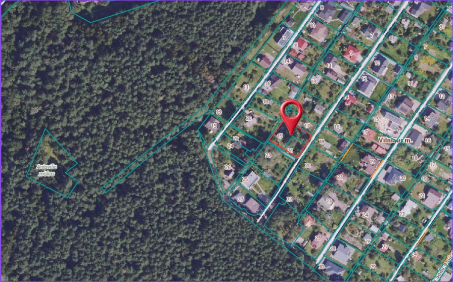 Parduodamas  sklypas Rudausių Sodų 12-oji g., Vilniaus m., Vilniaus m. sav., 10.49 a ploto 19