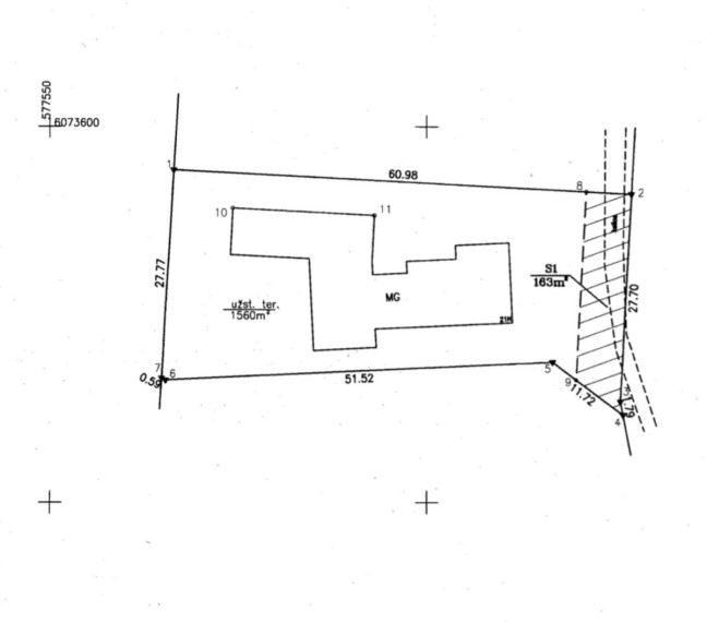 Parduodamas namas Meškėnų g., Bendorių k., Vilniaus r. sav., 167.65 m2 ploto, 1 aukštai 25